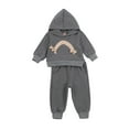 thumbnail image 2 of Diconna Babies Clothes Set Rainbow Pattern Pullover and Elastic Waist Pants, 2 of 8