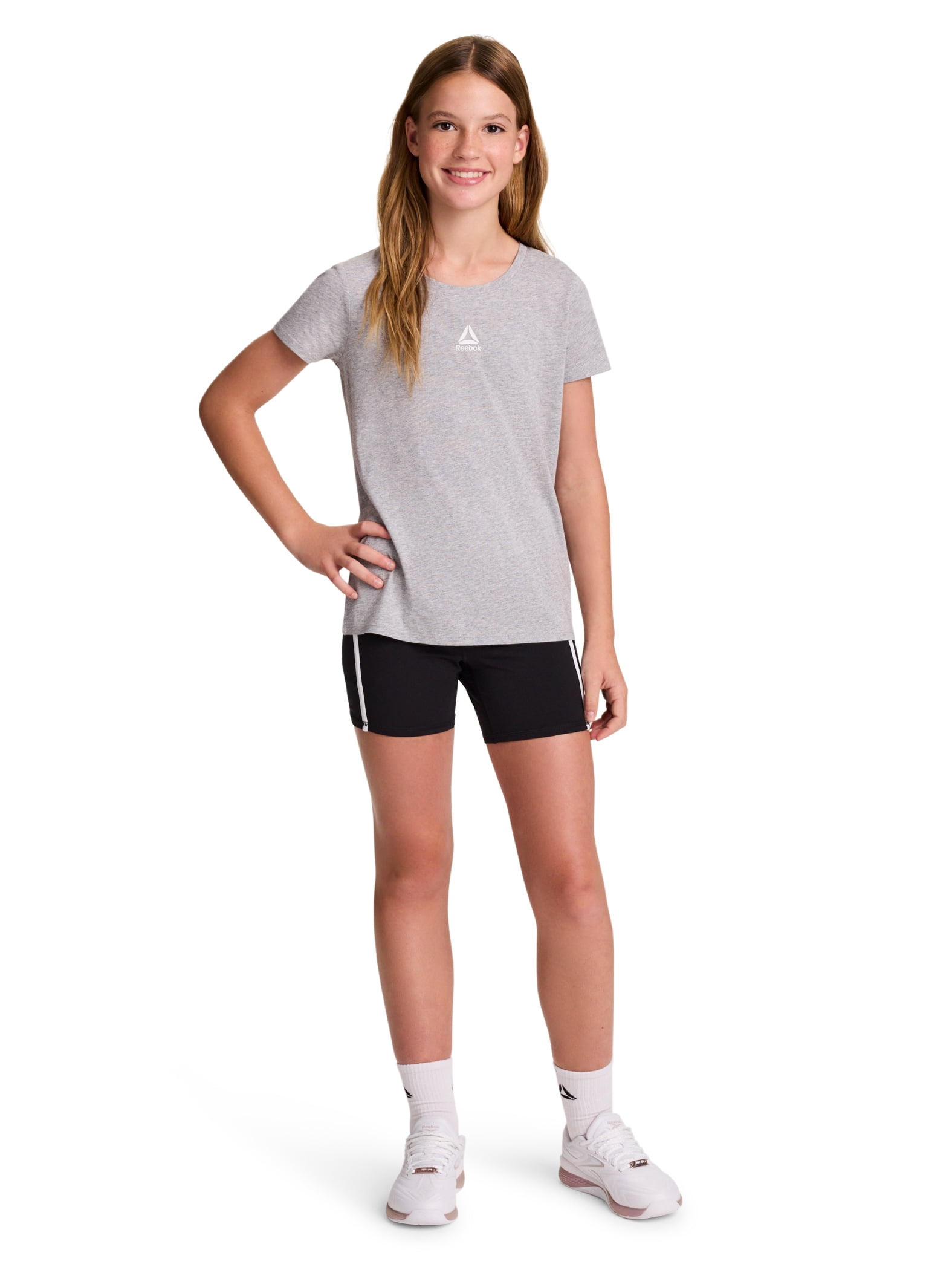 Reebok Girl's Active Hot Shot Bike Short, Sizes 4-18