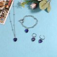 thumbnail image 3 of Romantic Photo Frame Mood Love Heart Crystal Pendant Chain Necklace Temperature Change Color Emotion Feeling Jewelry, 3 of 11