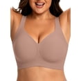 thumbnail image 4 of Cueply Bras for Women Plus Size Wireless Bra Full Coverage Support Wide Strap Seamless Comfort, 4 of 9