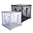 thumbnail image 4 of SHISUYAN 2Pcs Mesh Storage Bags for Home Use with Glass Fiber Tube Black Color, 4 of 8