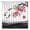Red Grey, variant on Cherry Blossom Shower Curtain Pink Floral Falling Petals Janpenese Asian Style Spring Flower Home Decor Bathroom Fabric Set with Hooks(72" WX72 H)