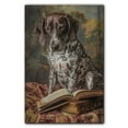 thumbnail image 3 of Harrier Decor Poster Unframe, Harrier Dog Canvas Wall Art, Dog Reading Book Canvas Print Painting Poster Wall Decor Dog Lovers Gifts, 3 of 6