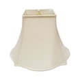 thumbnail image 2 of Royal Designs Flare Bottom Outside Square Bell Lamp Shade, Eggshell, 7" x 16" x 12.25", 2 of 5