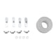 thumbnail image 4 of Portable AC Window Vent Kit Air Conditioner Window Kit Adjustable PVC Window Seal Kit Panels for Horizontal Vertical Window, 4 of 4