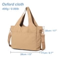 thumbnail image 6 of URSOFINE Women's Lightweight Water Repellent Oxford Tote Bag Large Capacity Multi Pocket Shoulder Crossbody Handbag Travel Commute Bag with Luggage Sleeve, 6 of 8