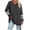 Gris Foncé, variante sur WEAIXIMIUNG T-Shirt à Manches Longues pour Femmes de la Saint-Valentin Imprimé à Col en V Décontracté Doux Confortable Y 2 K Blouse Hauts Amples Chemise Basique Vêtements