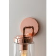 thumbnail image 2 of H124101-POC-Mitzi-Clara-One Light Wall Sconce in Style-4.75 Inches Wide by 12.25 Inches High   Polished Copper Finish with Clear Glass, 2 of 2