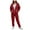 Red, variant on enyan Sweatsuits Women 2 Piece Outfits Two Piece Crewneck Sweatshirts Sets Lounge Fall Sweatpants Tracksuits Sweat Set for Women Pink,S