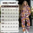 thumbnail image 6 of Garronmavis Womens 2 Piece Sweatsuits Sets Hippie Floral Hoodie Womens Sweat Set Two Piece Hoodies and Wide Leg Sweatpants with Pockets, Size L, 6 of 6