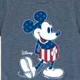 thumbnail image 3 of Disney - Americana - Mickey Flag Pattern - Toddler And Youth Short Sleeve Graphic T-Shirt, 3 of 5