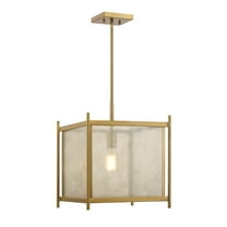 Warm Brass One Light Pendant from the Jacobs Collection