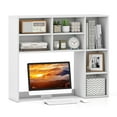 thumbnail image 1 of Costway Desktop Bookshelf with 7 Open Cubbies & 3 Adjustable Shelves for Home Office Dorm White, 1 of 10