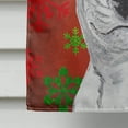 thumbnail image 4 of Caroline's Treasures SC9590CHF Bull Terrier Drapeau de Noël en Toile Flocon de Neige Rouge Taille Maison, 4 of 4