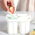 thumbnail image 5 of Lilixerw Popsicle Mold,4 Pieces Homemade Popsicle Maker,Easy Release Ice Cream Molds Reusable Pop Molds, 5 of 6