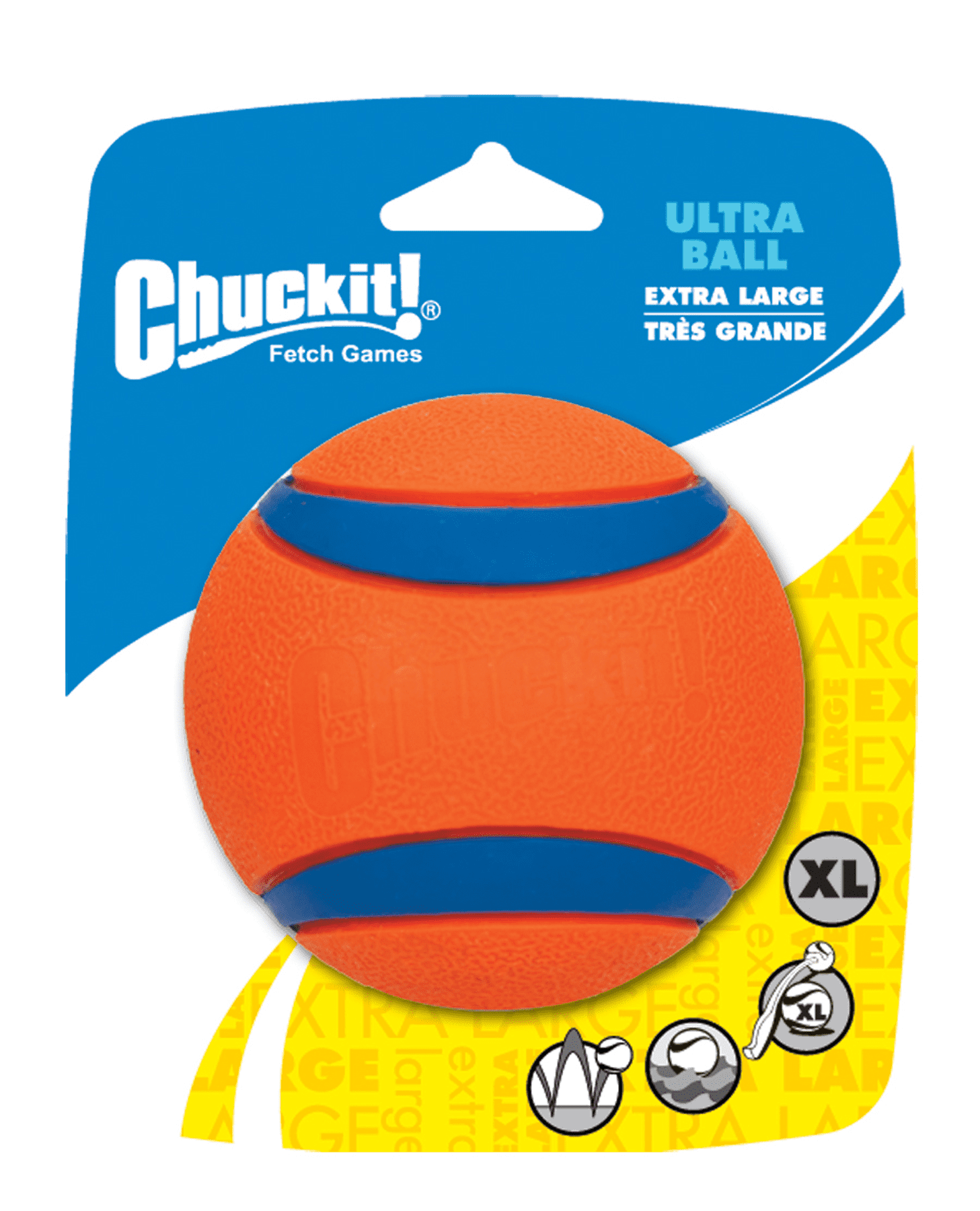medio 6,5 Cm Chuckit Max Glow Ball 1 por paquete Glow Juguete Perro 