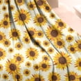 thumbnail image 3 of Beige Sunflower Pattern Blanket,Comfortable Soft Flannel Throw Blanket,All Season,Warm Lightweight Blankets for Sofa Bed Couch Living Room Chair,50"x60", 3 of 4