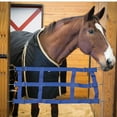 thumbnail image 2 of Jeffers Equine Adjustable Open Horse Stall Guard, Blue – Heavy Duty Poly Web Stable Gate Barrier and Stall Door Accessories for Horses, Barns, Stables & Equestrian Use - 18”H x 36”-48”L, 2 of 2
