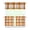 Thanksgiving Decor-92, variant on Plaid Pumpkins Kitchen Curtains 3 PCS Set - Thanksgiving Fall Leaves Rustic Farmhouse Autumn Decor Panels