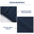 thumbnail image 6 of Subrtex Bed Sheets Wrinkle Resistant Premium Microfiber Deep Pocket Fitted Sheet, Navy, King, 6 of 7