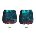 thumbnail image 3 of KLL Lost Golden Key Pattern Shorts Women,Athletic Shorts High Waisted Running Shorts Pocket Sporty Short Gym Elastic Workout Shorts-Medium, 3 of 7