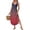 Dark Purple A, variant on Women's summer long dress, sleeveless with side slits, long gradient vest dress Blue L