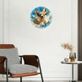 thumbnail image 3 of Battery Operated Analog Wall Clocks Non-Ticking Silent Modern Clock Decorative for Home,Office-Cute Corgi Puppy Soaring Through The Sky(12inch), 3 of 4