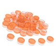 thumbnail image 1 of serony 50pcs Empty Round Makeup Jar Pot Travel Cream Powder Cosmetic Container Case Orange, 1 of 9