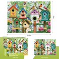 thumbnail image 2 of Puzzle XAPAEG de 500 piezas para adultos, coloridas casas para pájaros, 2 of 7