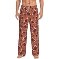 thumbnail image 2 of Kdxio American Football1 Print Men's Sleep Pajama Pant Lounge Pants with Pockets, 2 of 8