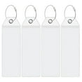 thumbnail image 1 of Miangastore Backpack Tag Transparent Frequent Travelers Travel 4Pcs 6.68X2.55X0.08in, 1 of 9