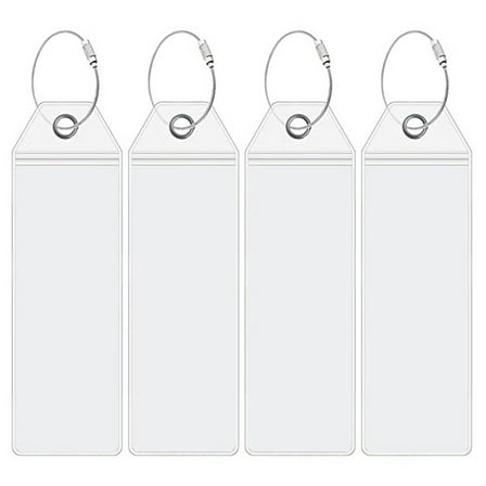 Cruise Baggage Tag 4 Pcs Luggage Tags Suitcase Listing Name for Travel Stainless Steel