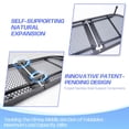 thumbnail image 5 of Tabletop Ironing Board with Iron Rest, Mini Ironing Board with Heat Resistant Cover, Portable Small Iron Board Foldable for Dorms, Apartment and Travel, 32"x12'', Black, 5 of 6