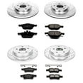 thumbnail image 3 of PowerStop Front and Rear Z23 Evolution Sport Carbon-Fiber Ceramic Brake Pad and Drilled & Slotted Rotor Kit Fits: VOLVO Select Models K4492, 3 of 10