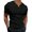 Black, variant on FBMDBB Men'S Fashion Spring And Summer Casual Short Sleeved V Neck Solid Color T Shirt Tops Men'S T Shirt A Shirts for Men Pack