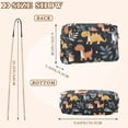 thumbnail image 4 of FORMRS Women Crossbody Purse with Chain Strap Vegan Leather Shoulder Handbag, Orange Dinosaur, 4 of 7
