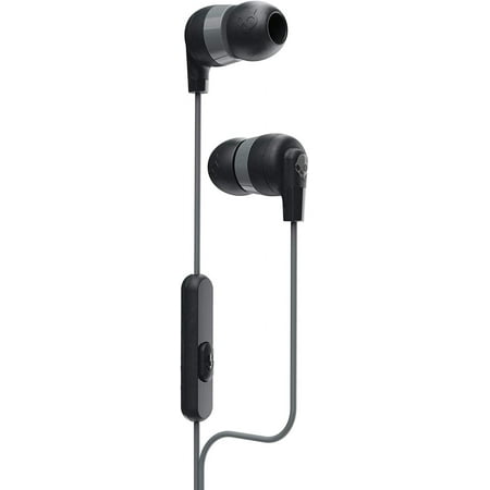 Skullcandy - Ink'D+ Wired In-Ear Headphone, Compatible with Bluetooth Devices and Computers - Sleek Black Earphones for High-Fidelity Audio and Calls