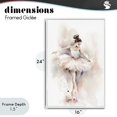 thumbnail image 4 of Stupell Industries Eclectic Watercolor Dancer Pose White Framed Giclee Art, 16 x 24, by Creative Studio, 4 of 8