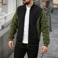 thumbnail image 2 of Mrmaere Men's Jacket-Tone Stylish Casual Outerwear for Daily & Leisure Wear Black M, 2 of 9