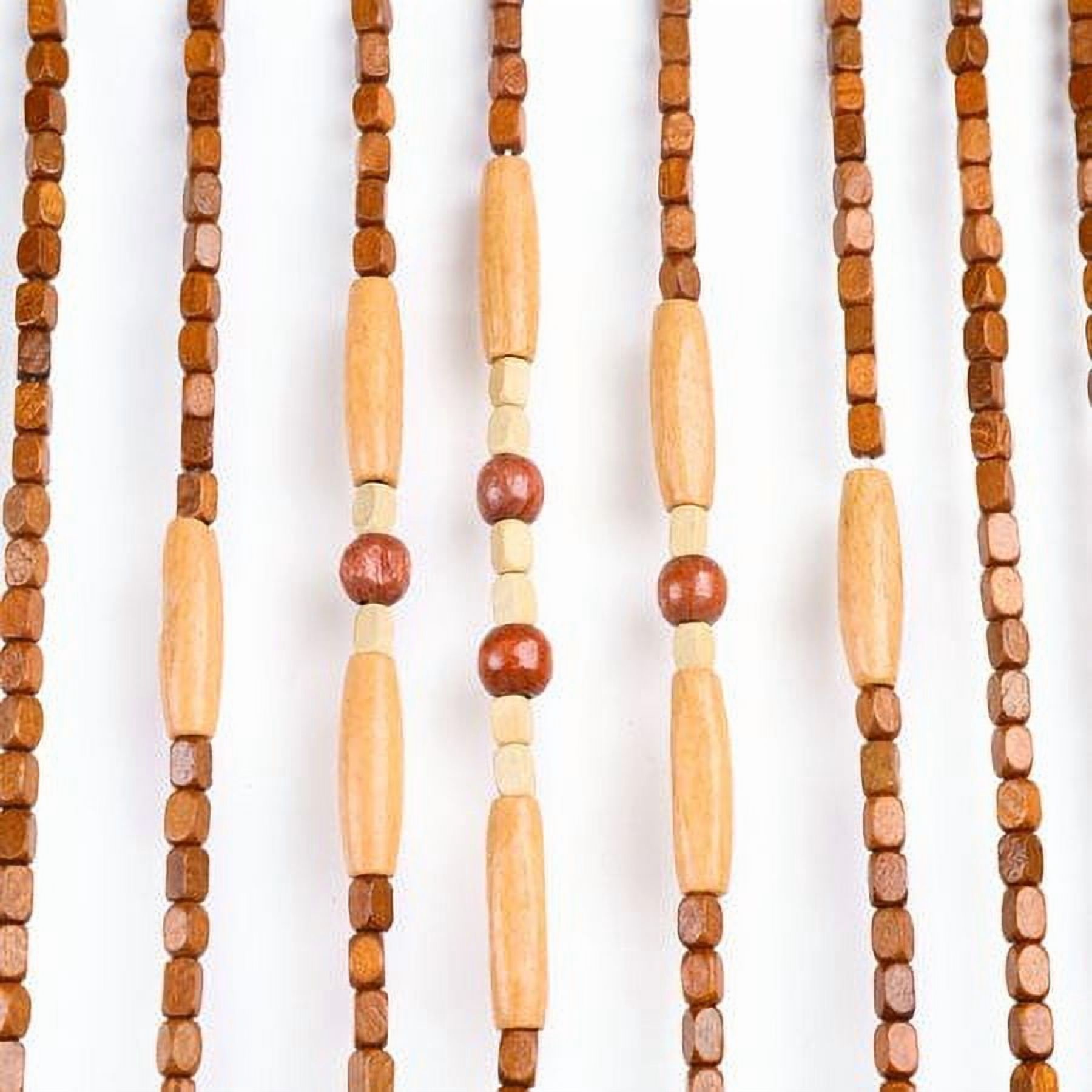 Bamboo Bead Curtain 32 Lines Doorway Window Door Screen Patio Porch Room Divider