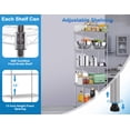 thumbnail image 5 of CL.HPAHKL Storage Shelves for Storage, Adjustable 5 Tier Metal Shelving Unit, Wire Shelving Unit 750lbs Capacity Storage Racks and Shelving Storage Shelf for Kitchen Garage Pantry, 24"L x 14"W x60"H, 5 of 7
