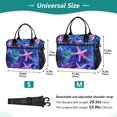 thumbnail image 4 of FORMRS Insulated Lunch Bag Unisex Large Capacity with Shoulder Strap, Neon Pink Starfish, 4 of 6