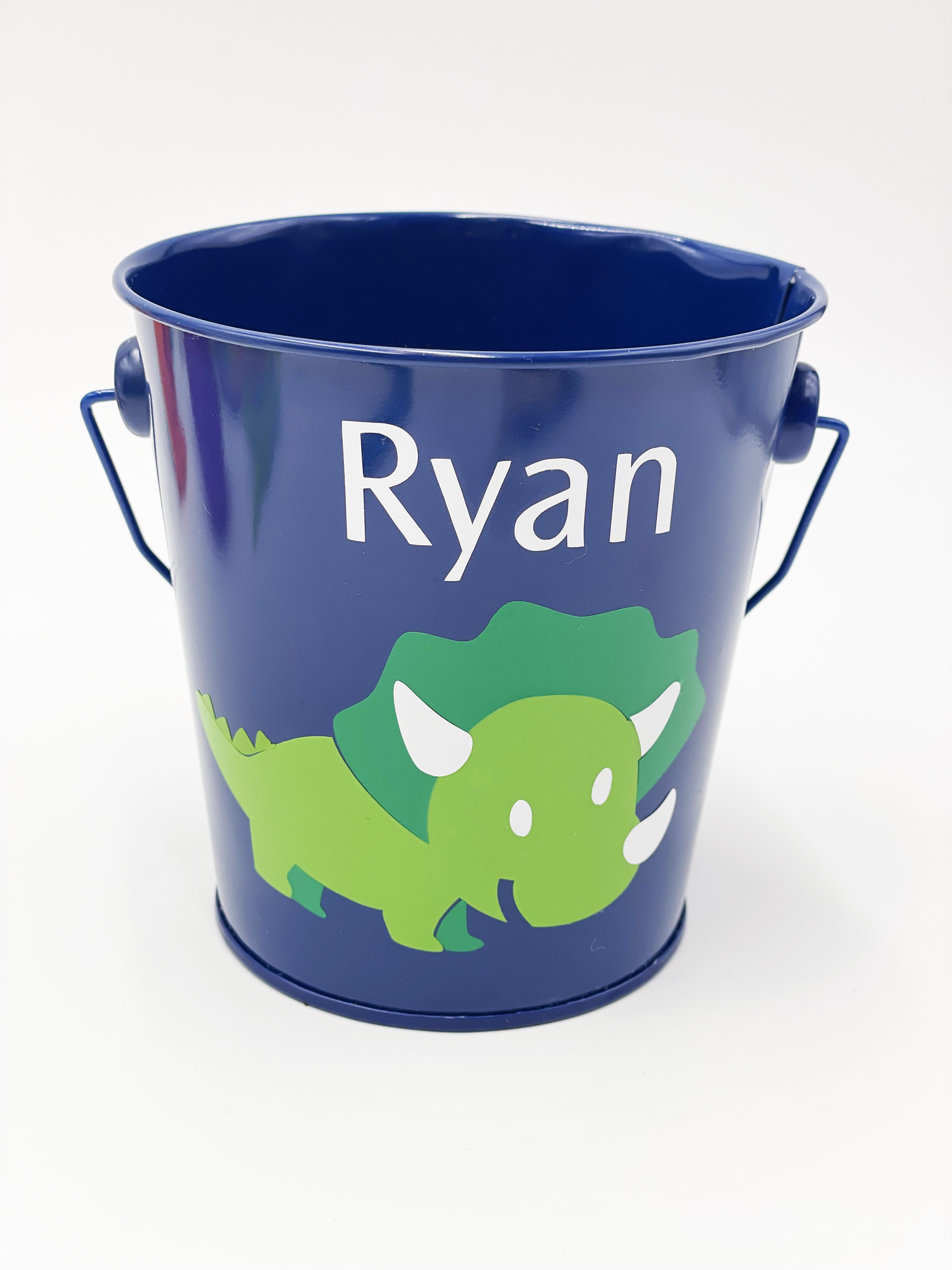 Dinosaur Birthday Gift Basket, Personalized, Candy, Crafts, Blue, Activity Pad