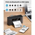 thumbnail image 3 of Impresora térmica de etiquetas de envío Bluetooth Itari 245-BT 4x6, 3 of 7
