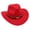 ZK-Red, variant on Wxirdiow Sun Hat for Toddler Summer Sun Straw 6 Colours Beach Girls Boys Kids Child Western Cowboy Hat 2 To 6Y Navy Size,2-5Y