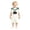 White, variant on Kids Halloween Outfit Sleeveless Overalls Jumpsuit Adjustable Strap Shorts Pumpkin Kids Halloween Outfit Size 1-7 Years