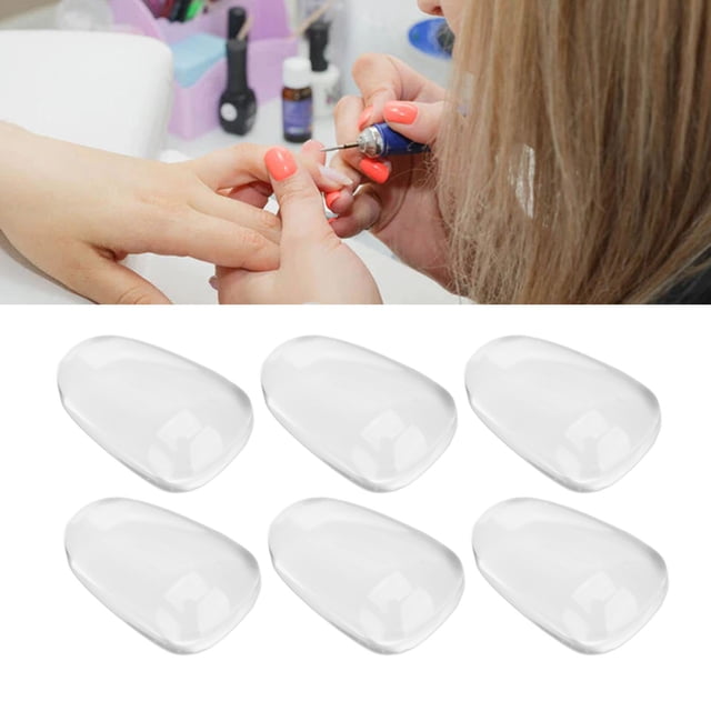 Pantalla de Arte de Umas de Vidrio Transparente, Puntas de Tablero de color de Unas Diy 50pcs fácil de comparación profesional para la la belleza de las uñas para manicurista