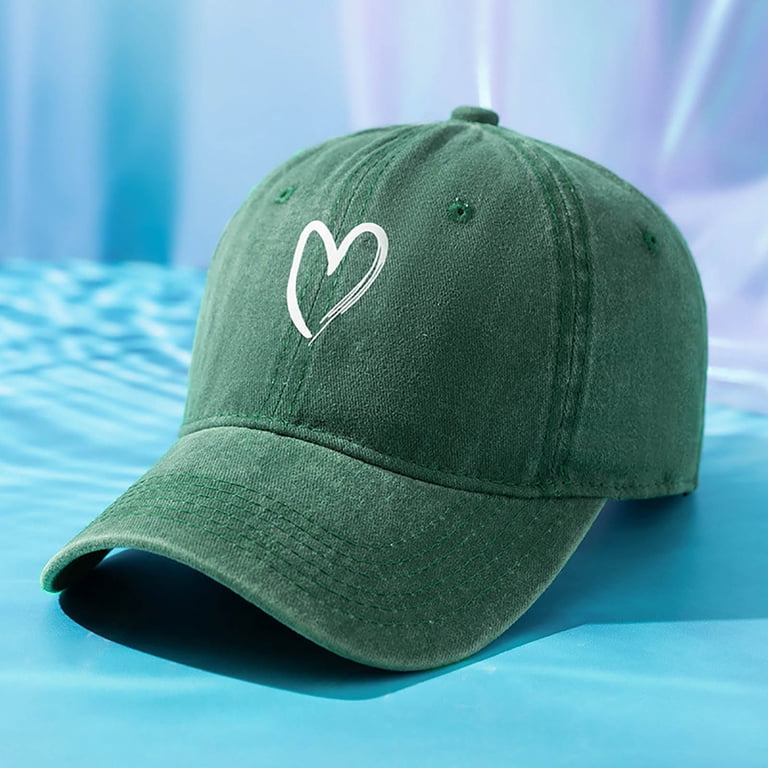 Women\'s Green Vintage Washed Unstructured Baseball Cotton Adjustable Cap TODOZO Unisex Vintage Washed Unstructured Baseball Cap  main image 3
