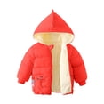 thumbnail image 5 of Hicidod Toddler Girl Coat Winter Down Coats for Kids Baby Boys Girls Warm Lightweight Puffer Jacket Cute Bear Hoods Down Coats Infant Outerwear, 5 of 7