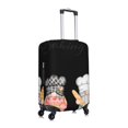 thumbnail image 3 of Daiia Little Chef Gnome Luggage Cover, Thickened Washable Travel Luggage Covers, Elastic Unique Baggage Covers for 18-20 inch Luggage-Medium, 3 of 9